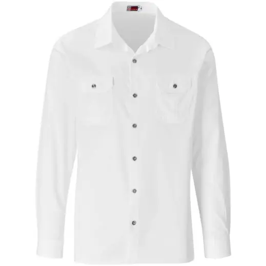 Mens Long Sleeve Wildstone Shirt White